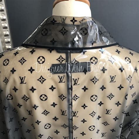 transparent louis vuitton raincoat|louis vuitton winter jacket.